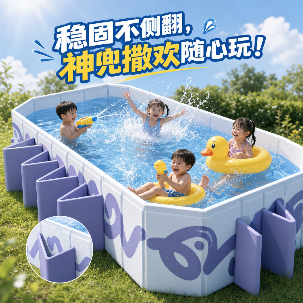 家用儿童大型充气泳池夏季戏水