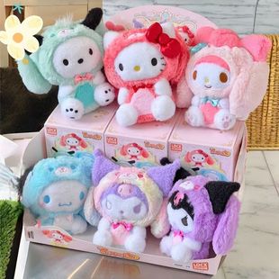 灵动创想三丽鸥乐不可支毛绒盲盒公仔手办潮玩库洛米玩偶女生礼物