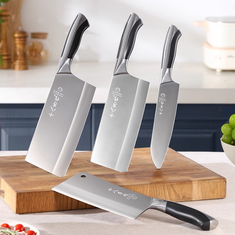 十八子作三合钢80cr菜刀