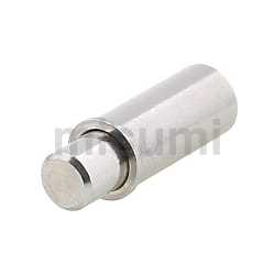 MPFS2/3/4/8-1.5/3/4 小径弹簧柱塞不锈钢球面型  压入型 短型