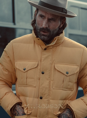 MT.Robson双内胆羽绒服 675蓬白鸭绒 美式复古户外保暖夹克外套