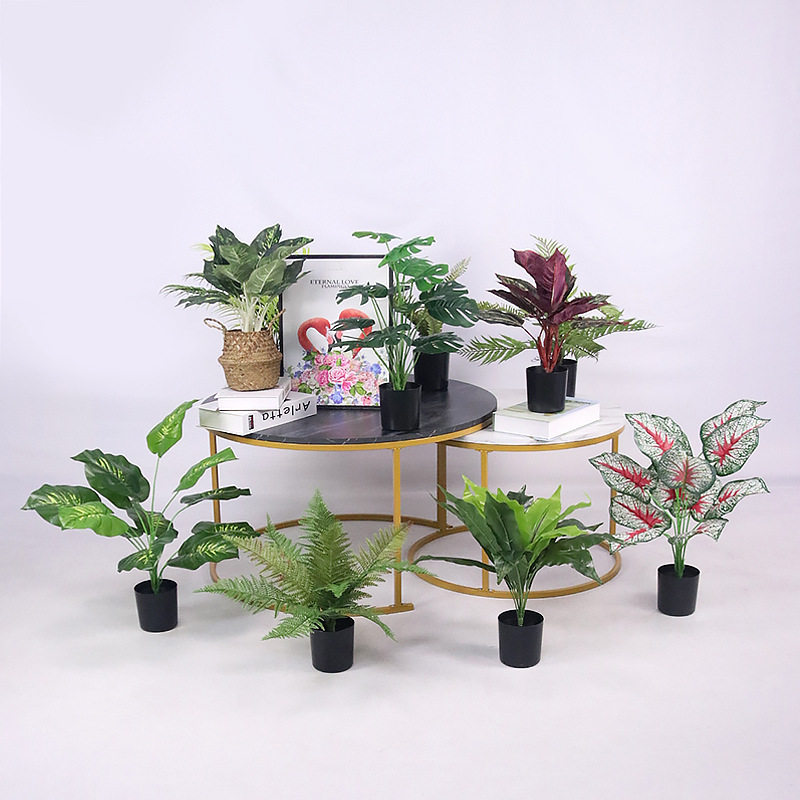 仿真绿萝盆栽绿植套装塑料花家居室内客厅茶几绿叶阳台装饰品摆件