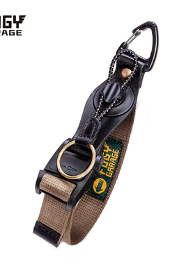 FOGY复古帆布手套收纳夹手套夹手套扣挂钩哈雷凯旋摩托机车钥匙扣