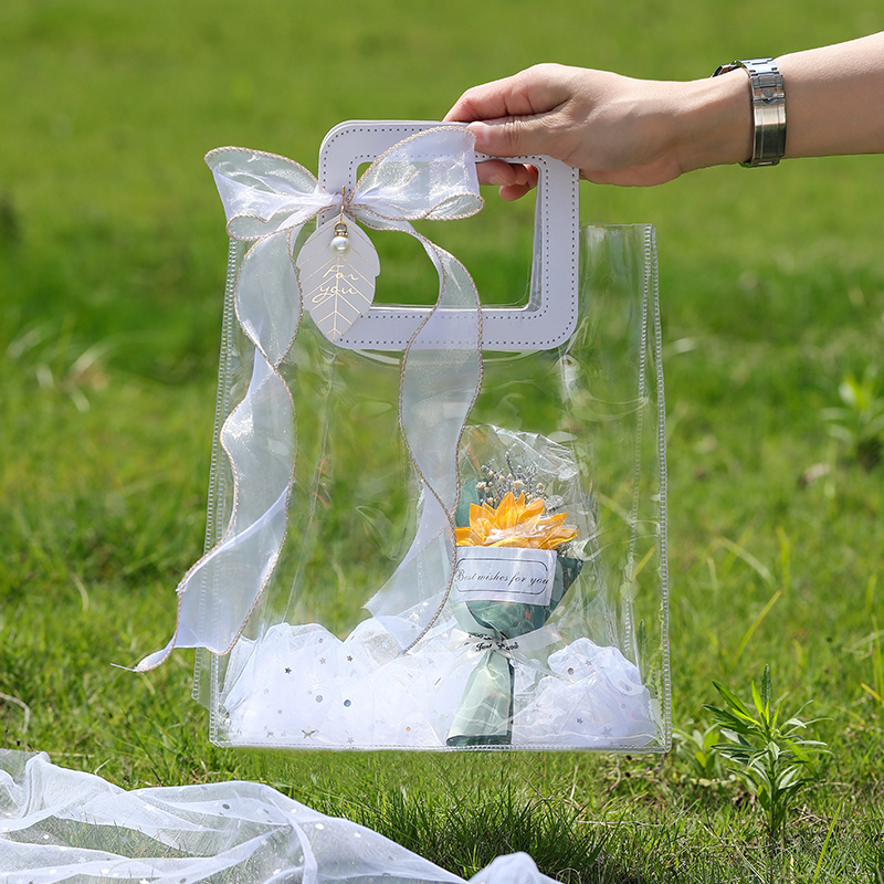 伴手礼袋ins风喜糖袋结婚专用2024新款回礼手拎袋伴娘手提礼品袋