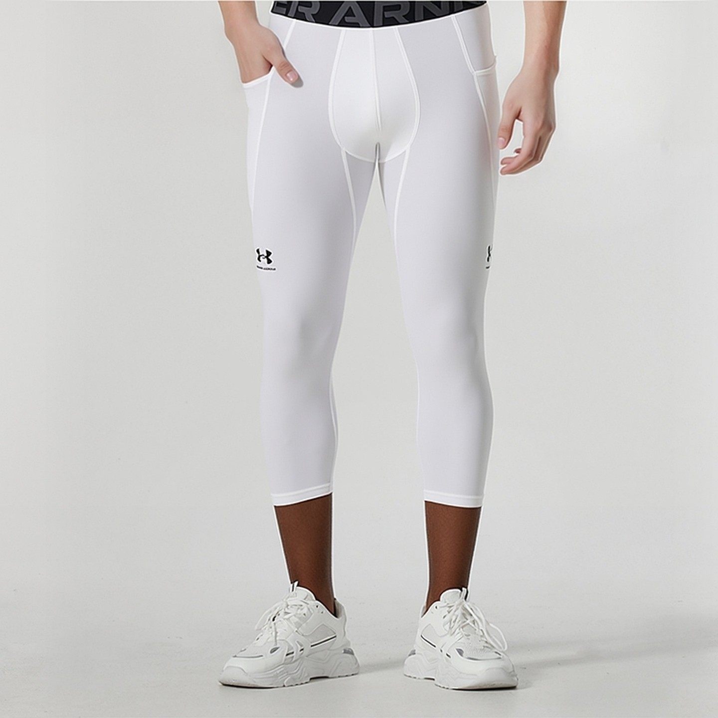 安德玛官方男裤秋冬保暖紧身中裤透气跑步健身训练运动裤打底裤子,运动服/休闲服装,运动中长裤／短裤,淘宝优惠券,粉丝福利购,淘宝优惠卷