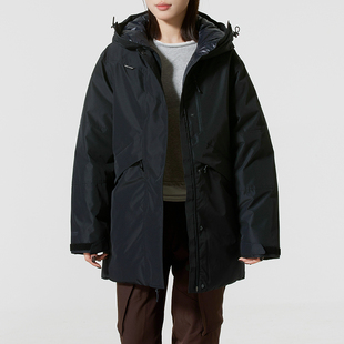 UA安德玛中长款羽绒服男女装2026冬季宽松保暖外套连帽运动服