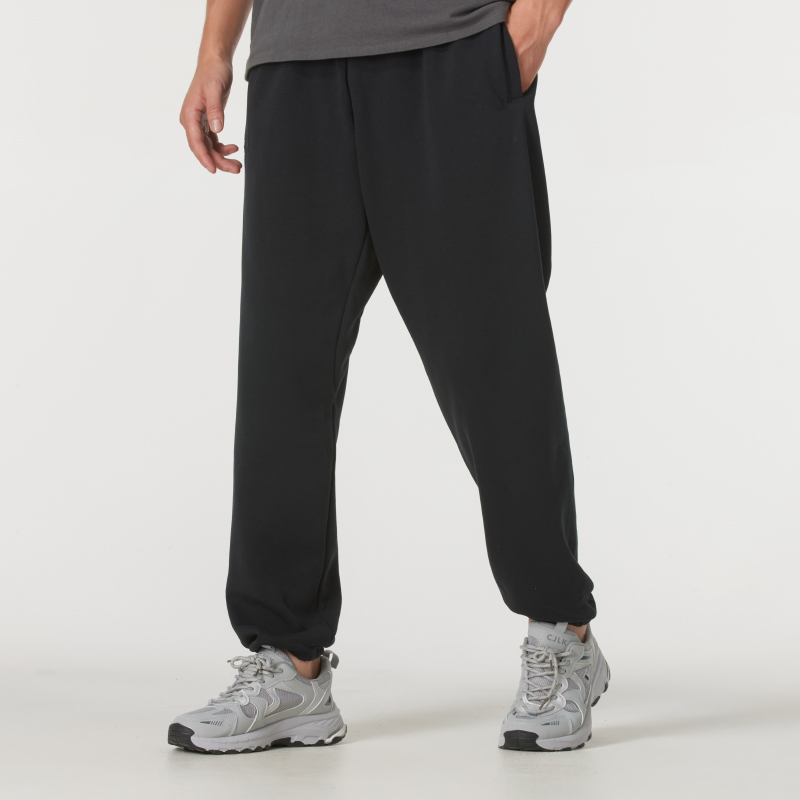 安德玛运动长裤男裤秋季舒适宽松黑色休闲裤户外跑步训练长裤