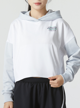 UA安德玛连帽卫衣女装春季保暖休闲运动服健身运动套头衫 13745