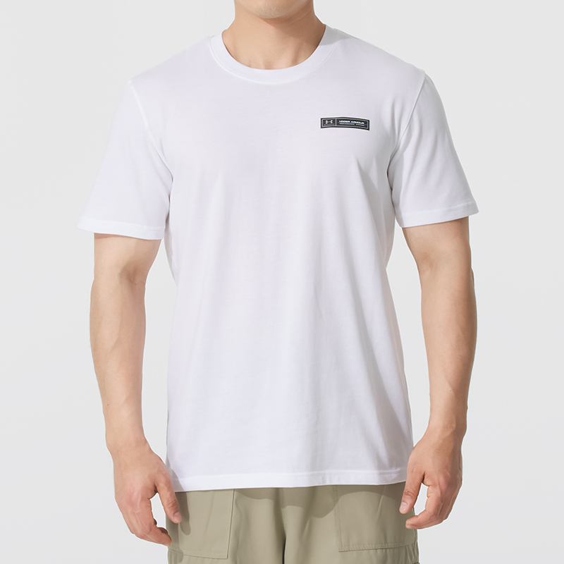 安德玛T恤男装 秋季运动服健身训练跑步锻炼舒适透气休闲服短袖