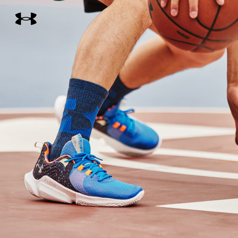 ua安德玛篮球鞋男春季新款flow网面透气缓震训练鞋实战耐磨运动鞋