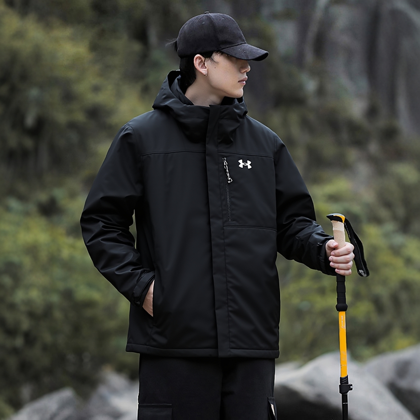 安德玛男子三合一外套