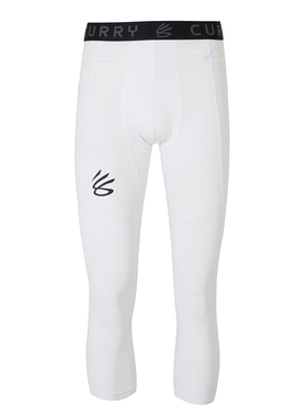 安德玛正品男装紧身中裤透气休闲运动裤健身训练裤子 13798