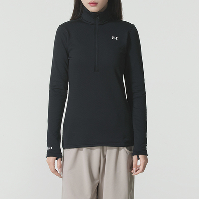 UA安德玛长袖t恤女装秋冬新款packaged base健身瑜伽服6004064