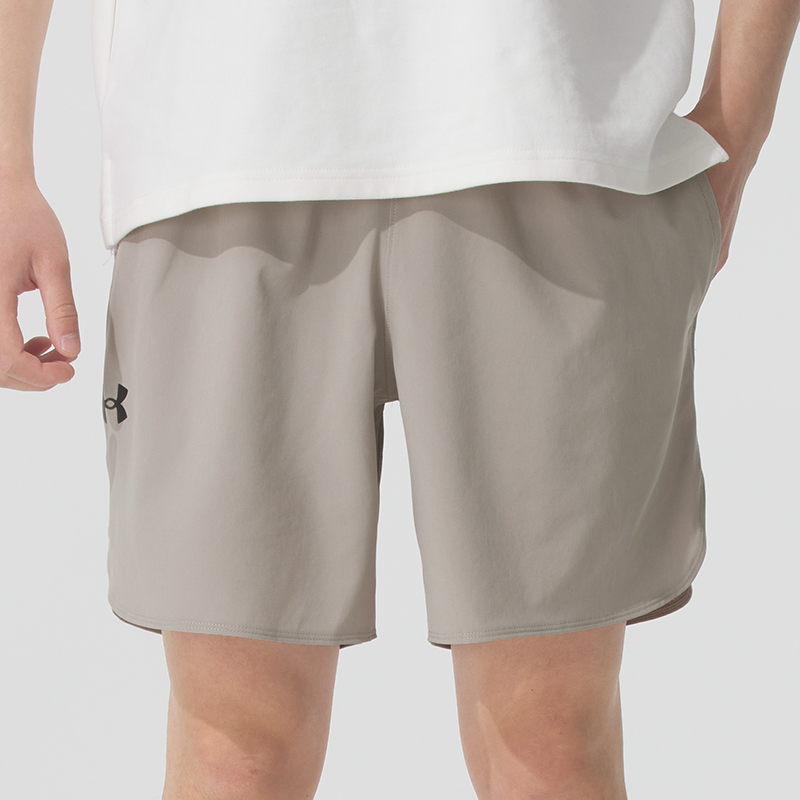安德玛（Under Armour）短裤男士秋季梭织透气快干跑步训练健身运