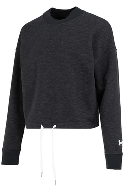 UA安德玛卫衣女装春季休闲训练上衣健身运动服保暖套头衫 13741