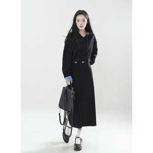 今年流行休闲小个子时尚套装女秋装气质卫衣运动裙子高级感两件套