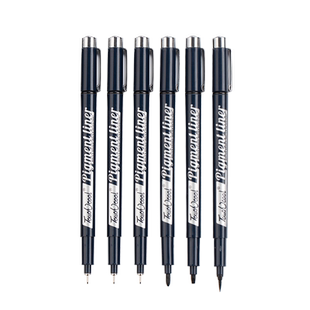 针管勾线笔学生美术专用动漫手绘画线笔黑色防水绘图描边笔简笔画勾勒笔黑手账插画笔速写服装工程设计制图笔