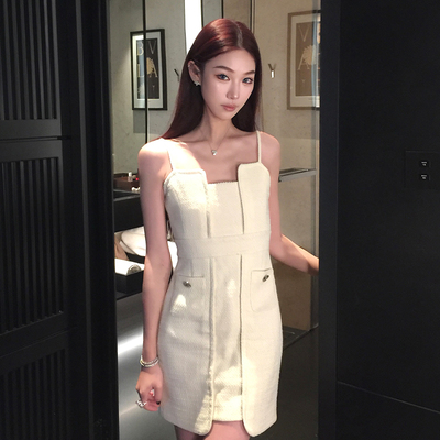 Boamarket收腰吊带短裙