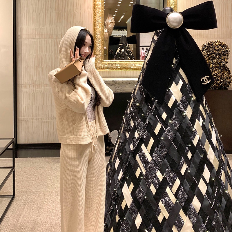 Boamarket 华夫格羊毛套装女百搭休闲新款针织上衣裤子两件套,女装/女士精品,时尚套装,淘宝优惠券,粉丝福利购,淘宝优惠卷