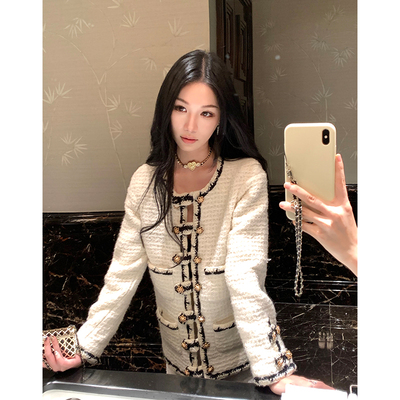 Boamarket典藏系列 小香外套女2024秋季新款休闲气质宽松短款上衣