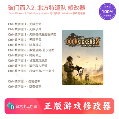 破门而入2 北方特遣队 修改器 Steam游戏辅助 正版电脑修改工具
