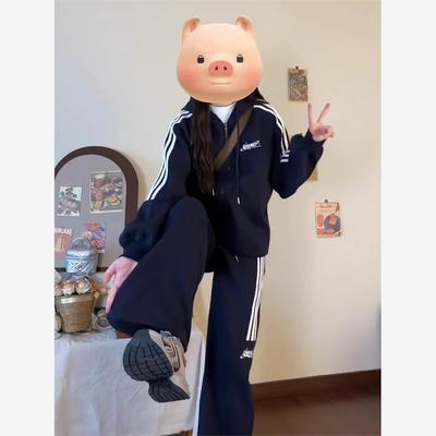 学院风运动服套装女春秋