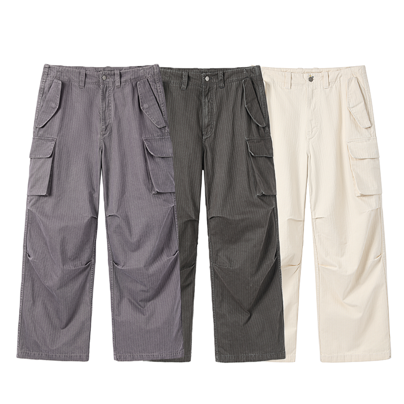 mocuishle（MCSL）定番六袋直筒工装裤 BASIC CARGO PANTS