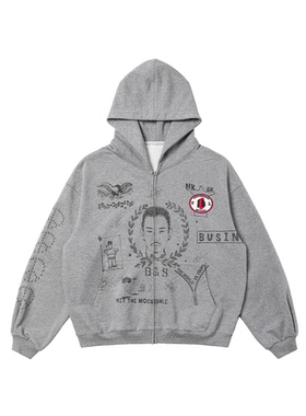 mocuishle（MCSL）「双生」拉链卫衣 DUAL PERSONALITY HOODIE