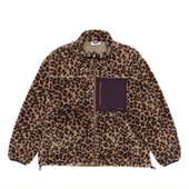 MCSL 豹纹摇粒绒抓绒夹克 LEOPARD mocuishle FLEECE JACKET