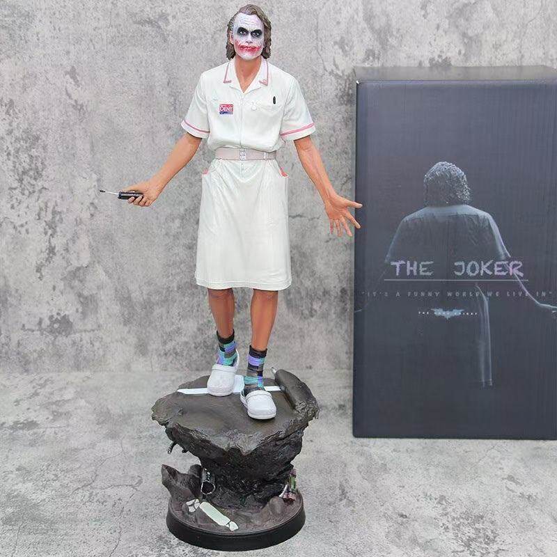 1/4 DC希斯莱杰 JOKER护士服小丑 站姿场景模型手办 摆件雕像礼物
