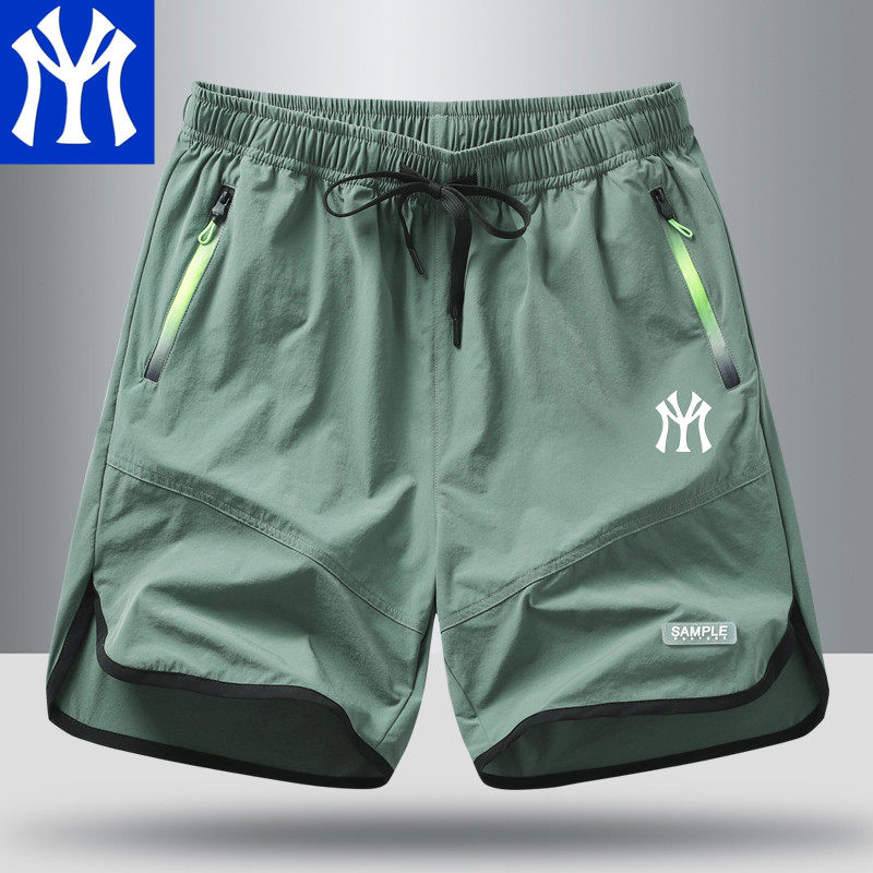 OLE COUNTER MENS SHORTS ARE WORN OUTSIDE THE SUMMER NEW ICE SILK QUICK-DRYING FIVE-POINT PANTS MENS LOOSE BREATHABLE CASUAL AND HANDSOME