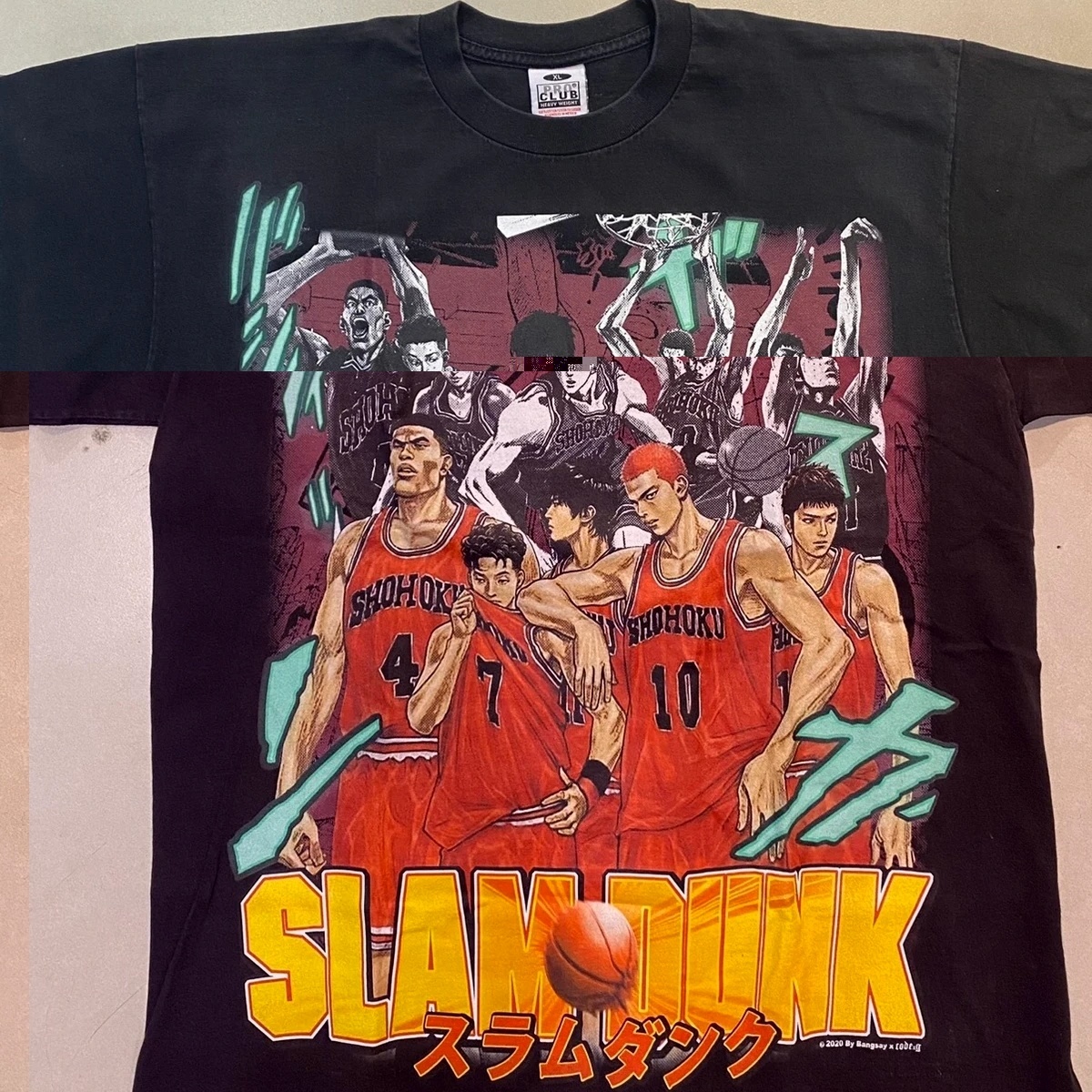 数码直喷重磅面料日系Slam Dunk灌篮高手篮球流川枫休闲百搭短袖T