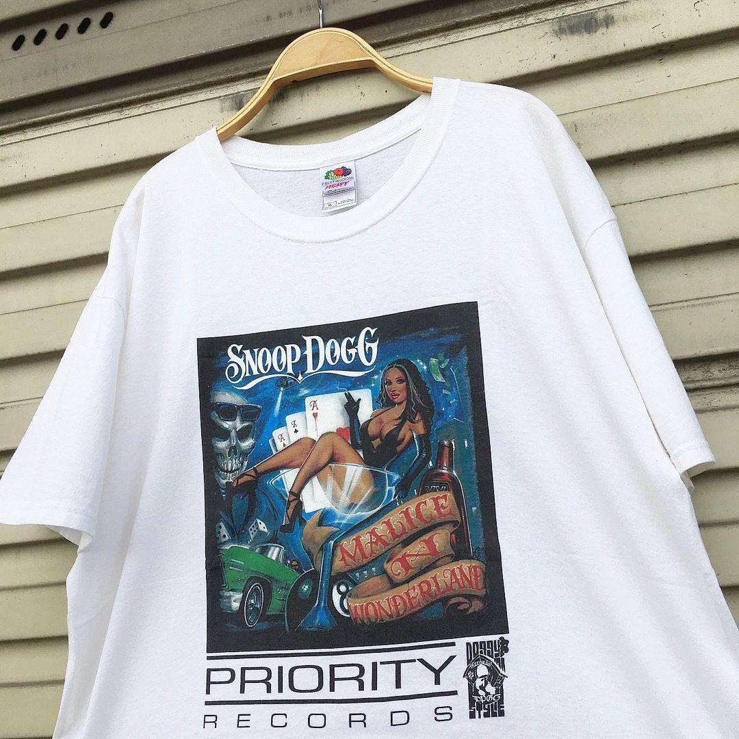 万千好物!Snoop Dogg2009年专辑Malice n Wonderland海报短袖T恤