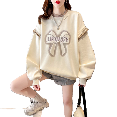 设计感小众小个子百搭卫衣女春秋