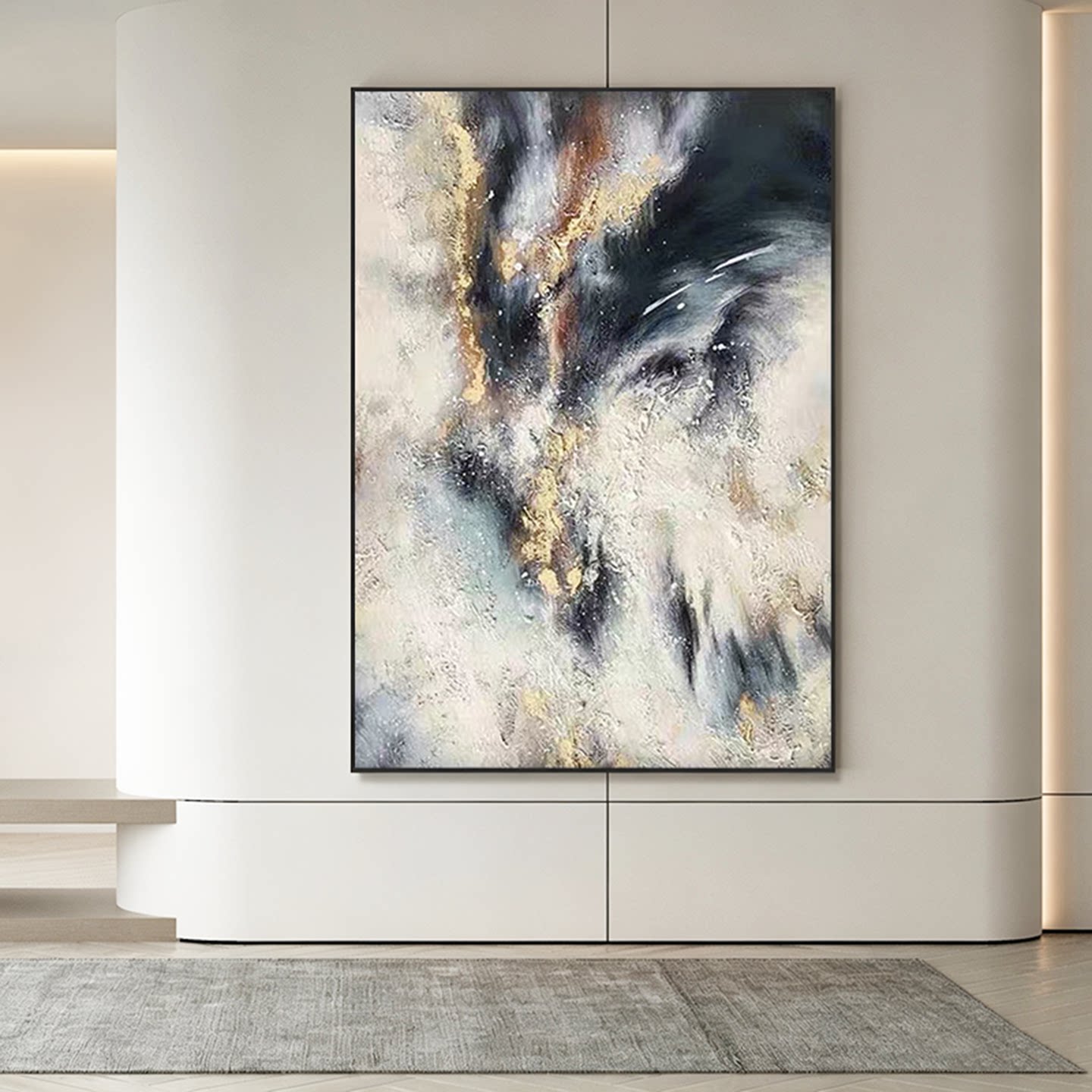 砂岩肌理画新款极简玄关装饰画高档酒店背景墙挂画客餐厅艺术壁画