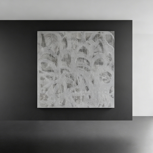 砂岩肌理意式极简玄关装饰画高端新款背景墙挂画客厅餐厅壁画定制