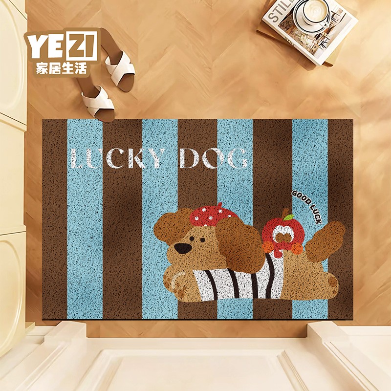卡通小狗防滑入户门地垫爆卖中~