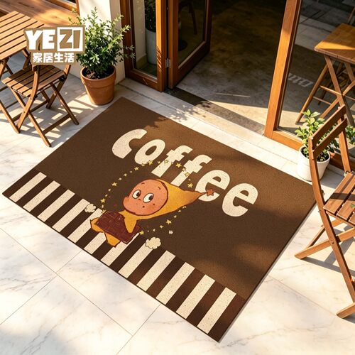 咖啡店星仔入户门地垫商用脚垫
