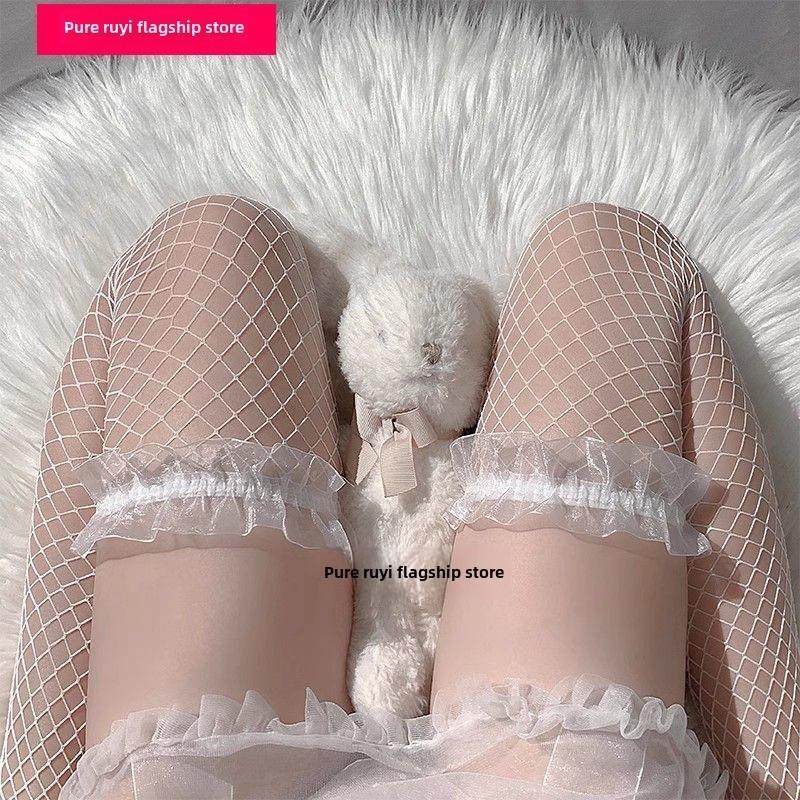 性感黑丝渔网袜女夏季薄款白丝长筒袜黑色jk丝袜情调过膝渔网丝袜,女士内衣/男士内衣/家居服,连裤袜/打底袜,淘宝优惠券,粉丝福利购,淘宝优惠卷