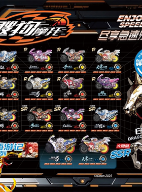 飕狗摩托车玩具第3弹西游记系列天蓬白龙马盲盒儿童惯性飞车男孩