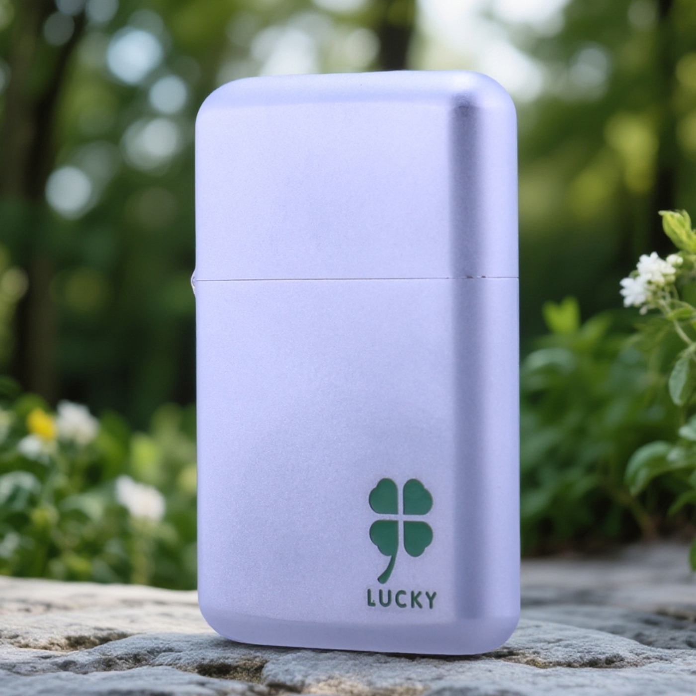 新品佐罗砂铬四叶草打火机男士