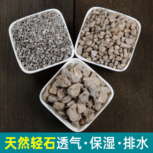 轻石颗粒浮石钵底石兰石媲美日向石多肉兰花铺面垫底石水族缸滤材