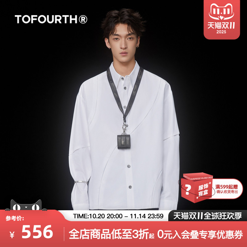 长袖衬衫TOFOURTH商场同款百搭