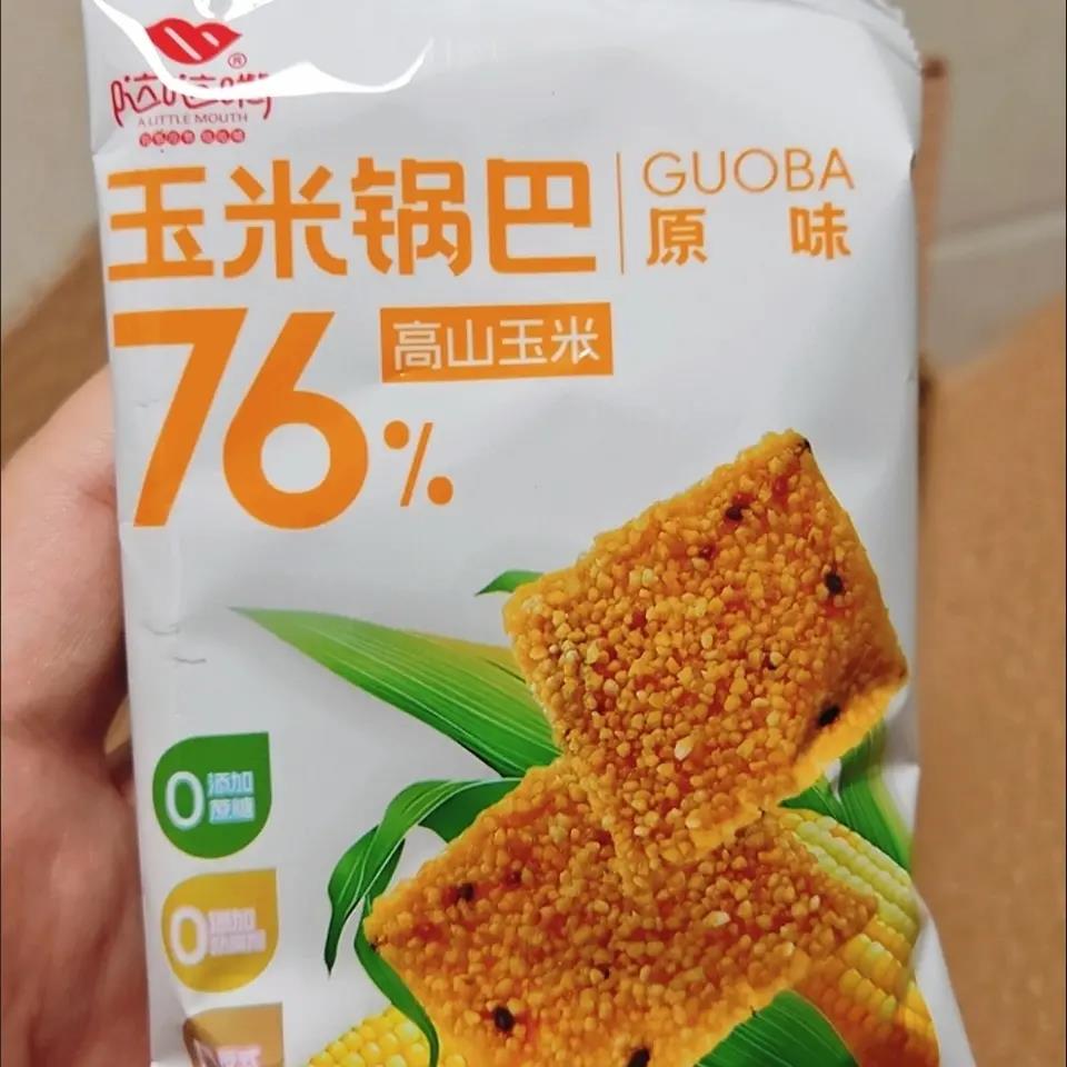 哒哒嘴高山玉米锅巴粗粮谷物焦香酥脆解馋休闲好吃追剧膨化零食
