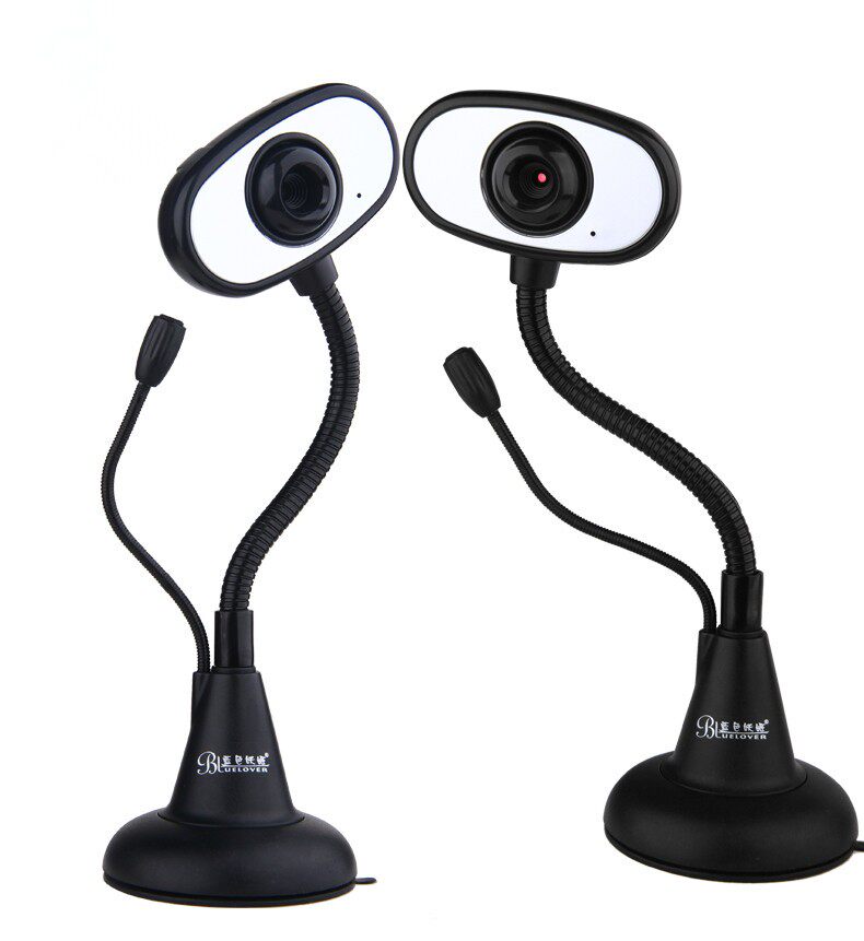 蓝色妖姬C20 高清免驱摄像头带麦克风笔记本台式电脑通用视频头