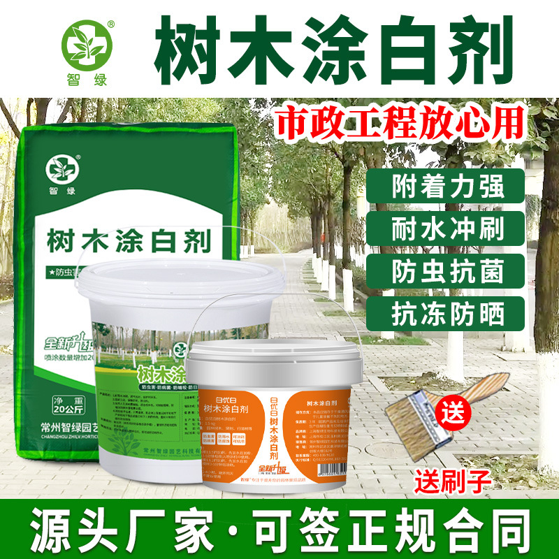 树木干涂白剂果防虫冻刷大