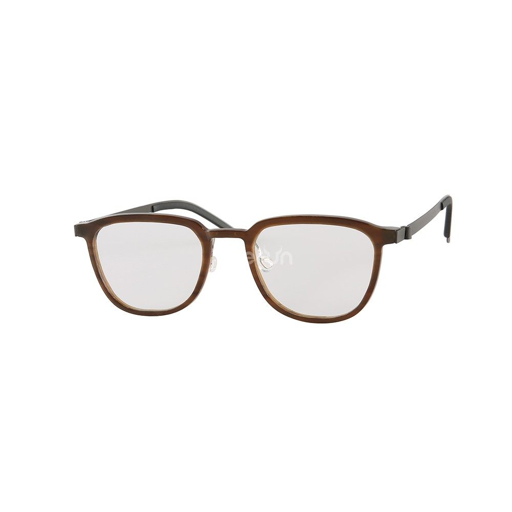 Nilerun经典男女超轻薄舒适金属腿蝶形细框牛角近视光学眼镜架