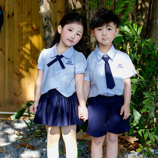 六一儿童合唱比赛演出服小学生运动会班服套装学院风服装泰式校服
