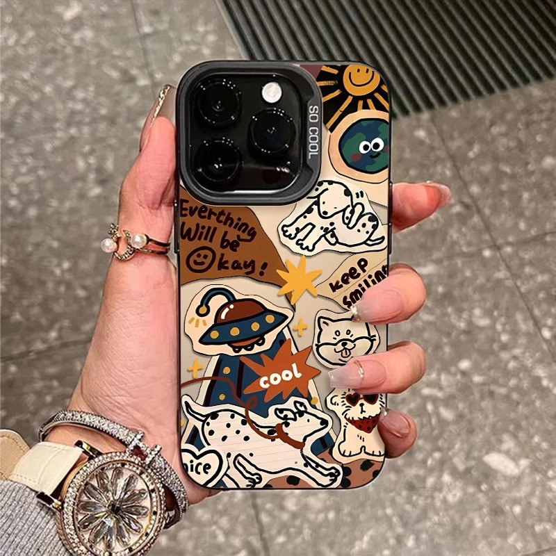 酷酷小狗苹果OPPO小米荣耀手机壳