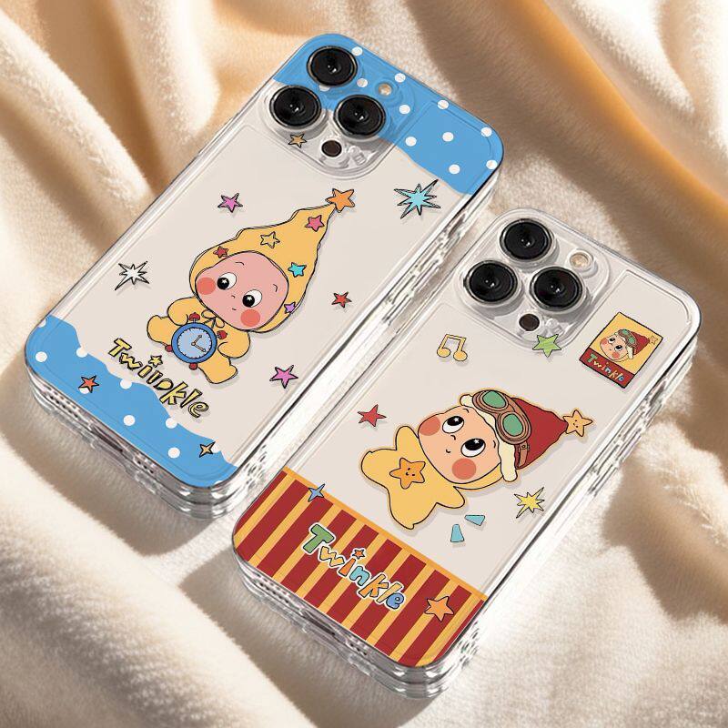 星星人适用苹果17promax手机壳iPhone16pro太空软壳华为Mate70防摔Reno15vivox200小米17proOPPOK80荣耀500